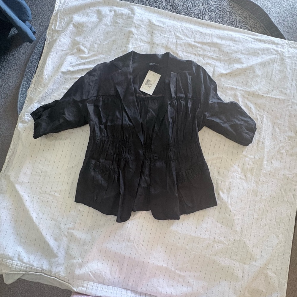 DKNY Elegant Black Women's Blouse